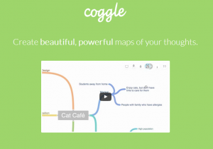 coggle - Screenshot Webseite